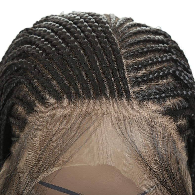 African dirty braided wig