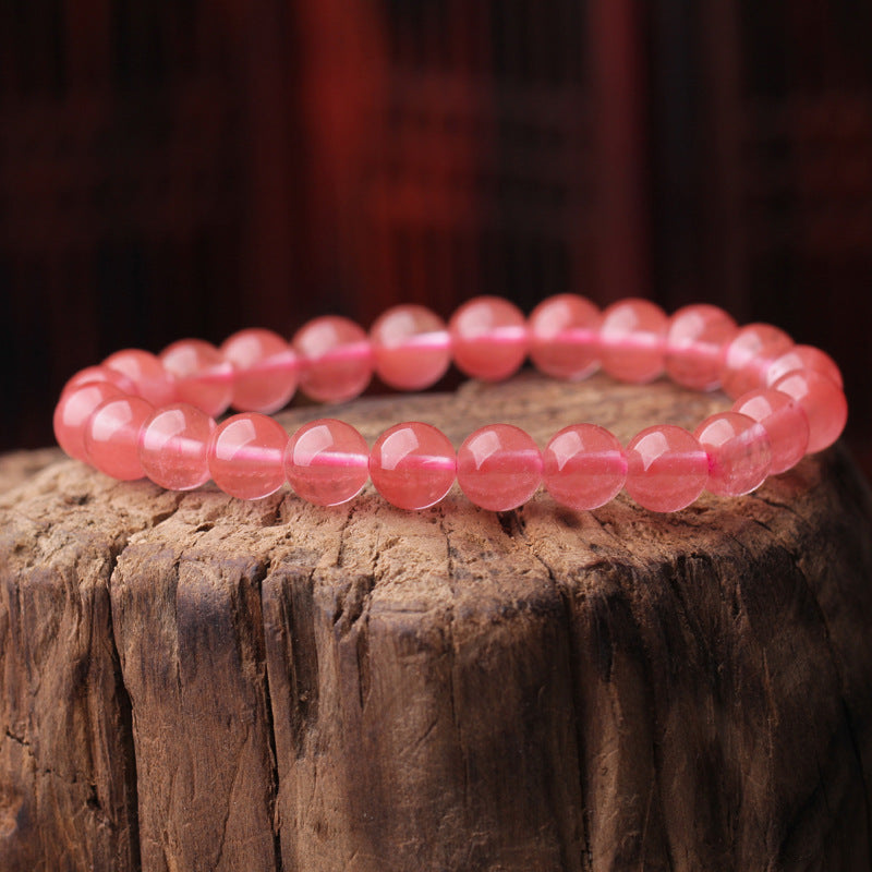 Watermelon Red Crystal Bracelet For Women