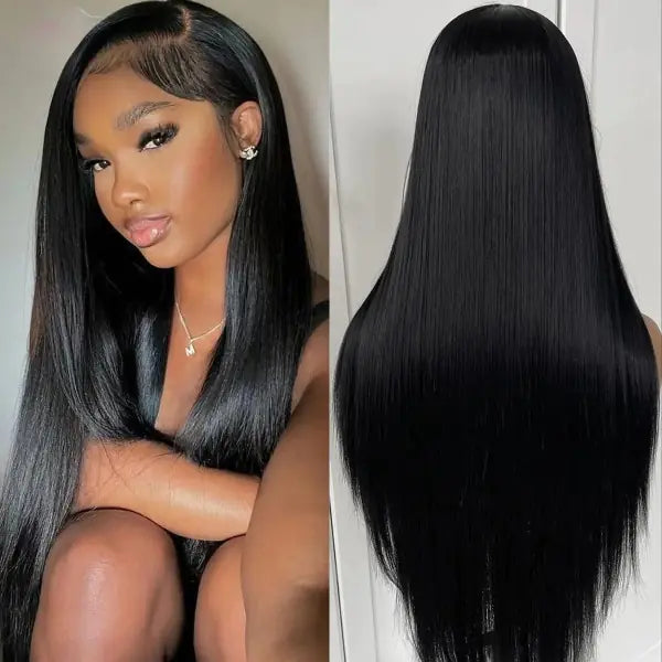 34-Inch Straight Lace Front Wig