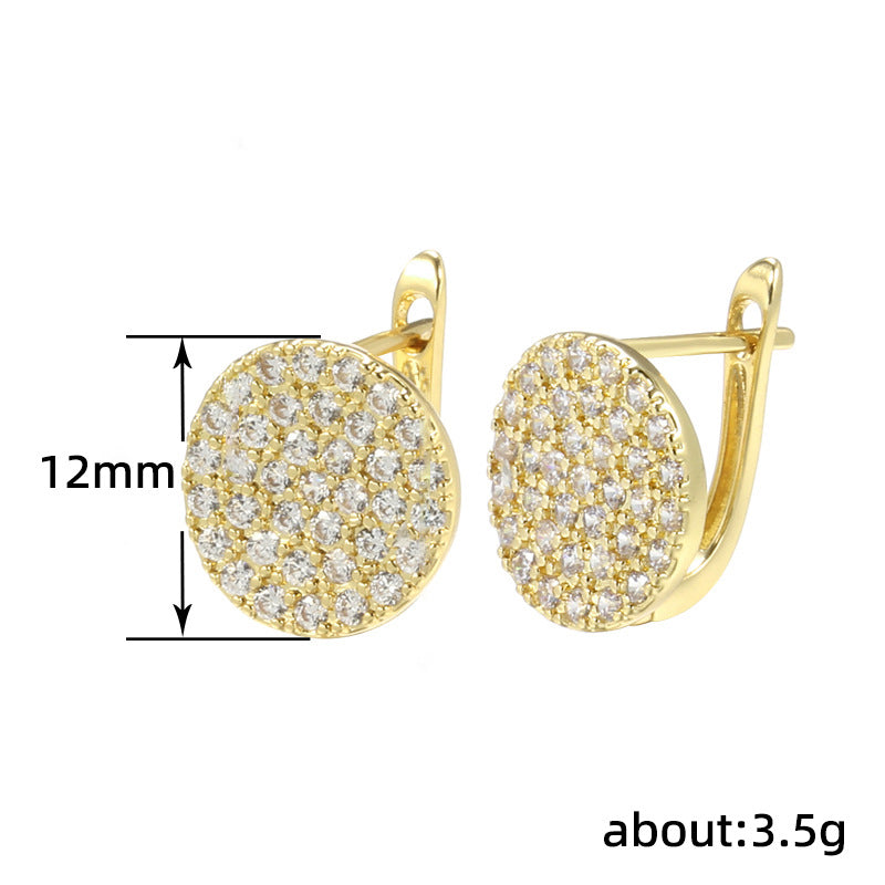 Classic Trendy Earrings Female Geometric Shape