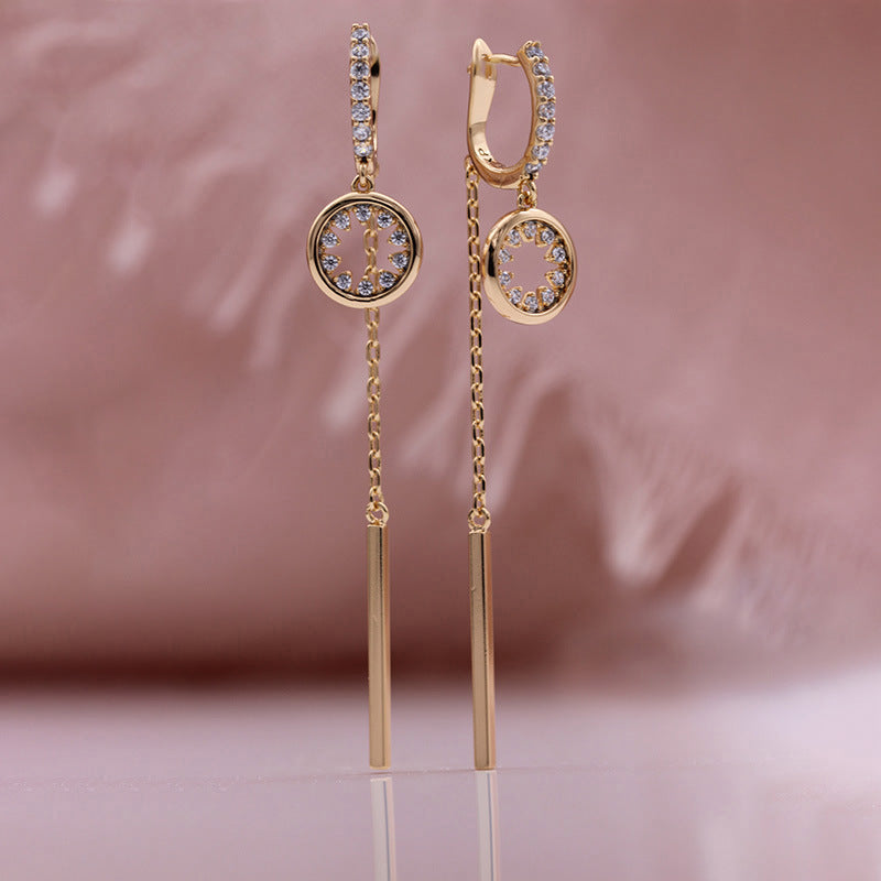 Ins Popular Zircon Earrings Japanese And Korean