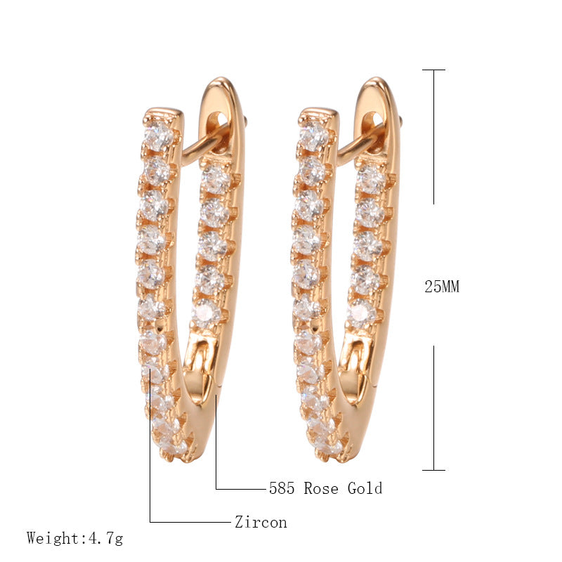 All-matching Exquisite Zircon Women's Earrings