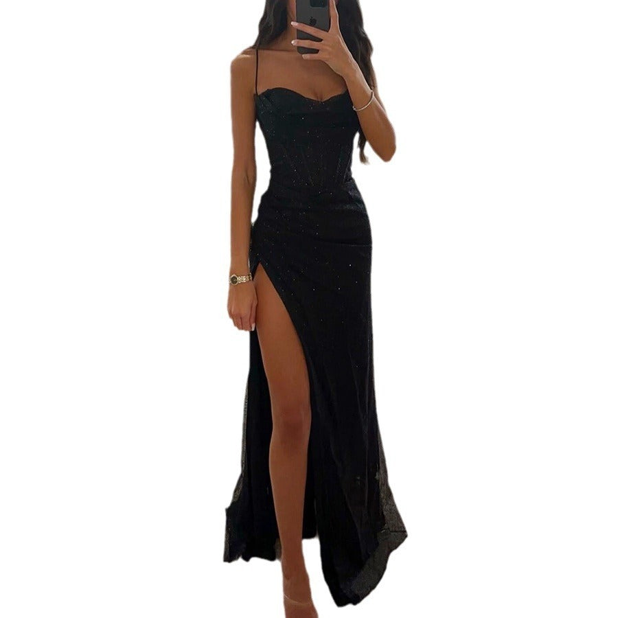 Loose Casual Slit Women's Clothing Dress