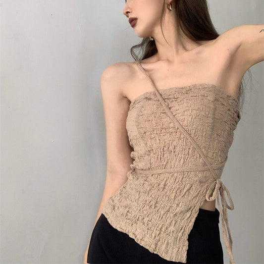 Irregular Spaghetti Vest Women's Strap