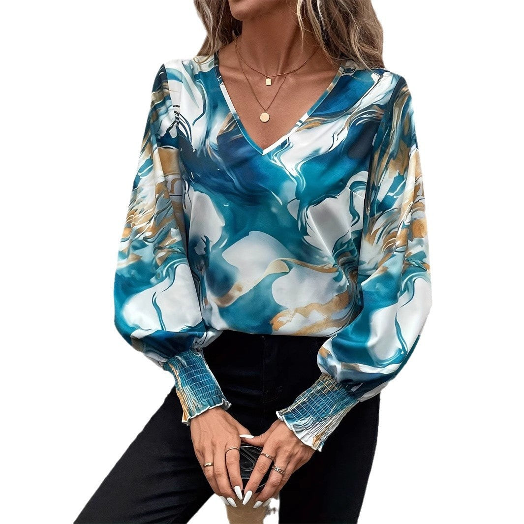 Fashionable Elegant Long Sleeve Women's T-shirt