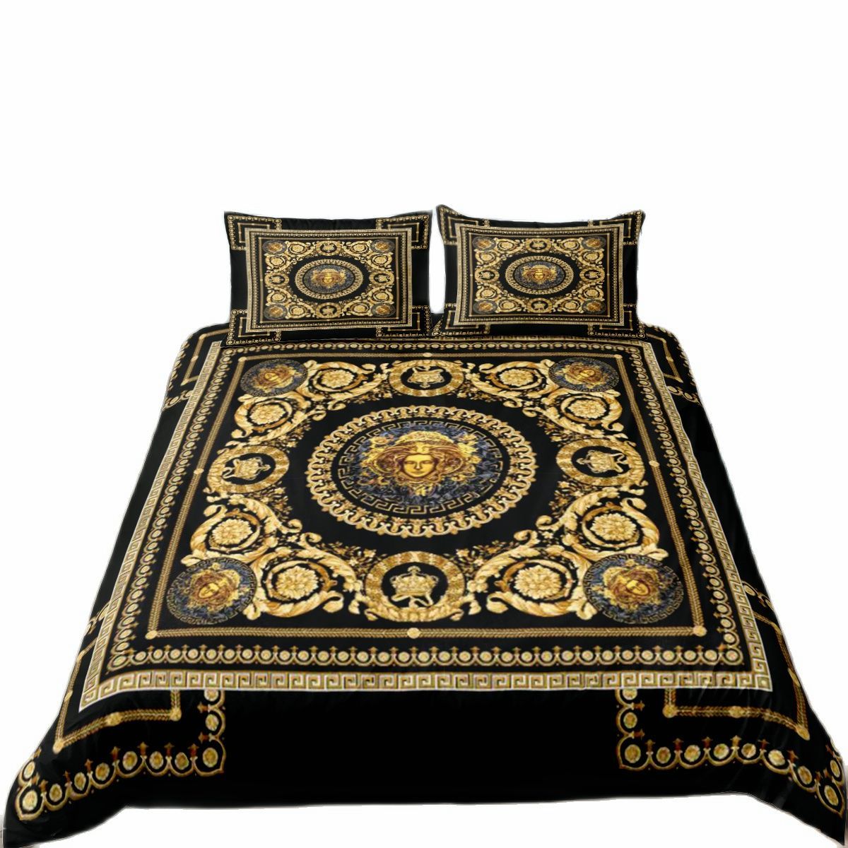 European-Style Printed Quilt Ver Luxury Bedding Set Comfort